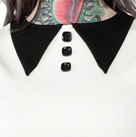 Roundabout Dress black & white - Picture 3 of 7